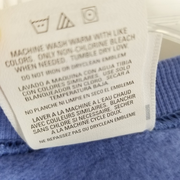 Vintage Fall Leaves Ogunquit Maine Jerzees Crew Neck Sweatshirt Purple NWT Large - Picture 8 of 9